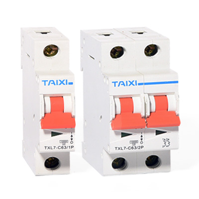 TXL7 10kA Miniature Circuit Breaker, make by TAIXI Electric.